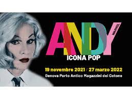  Irripetibile!! ingresso di coppia Sabato, Domenica e festivi alla Mostra Andy Icona Pop ai Magazzini del cotone! Dal 19 Novembre 2021 al 27 Marzo 2022.
