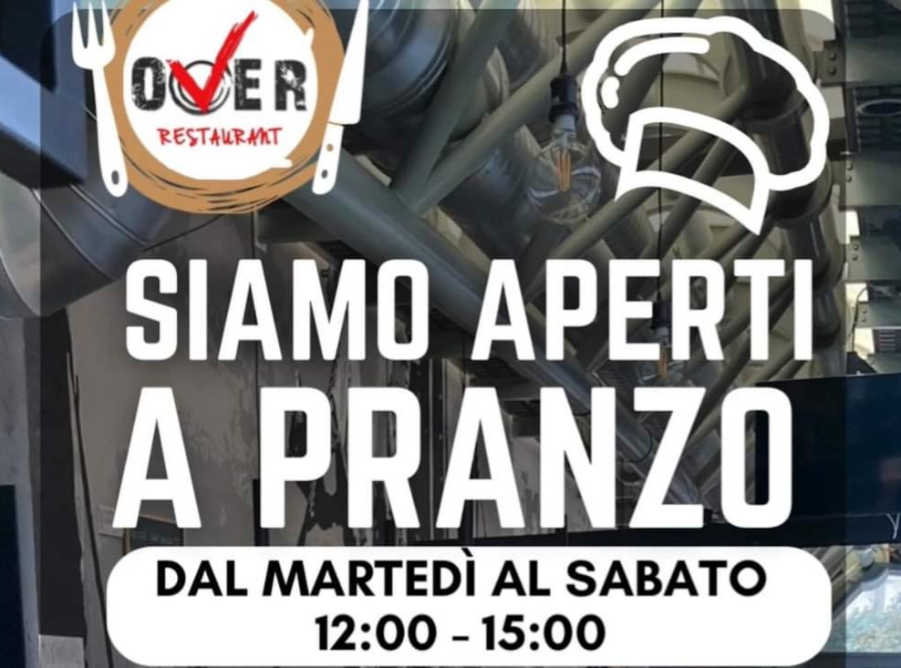  Novita'! Apertura a pranzo! A Marassi Da Over Restaurant Solo 56,00 per Menu' per 6 persone: Primo, secondo, contorno, vino della casa, coperto incluso!