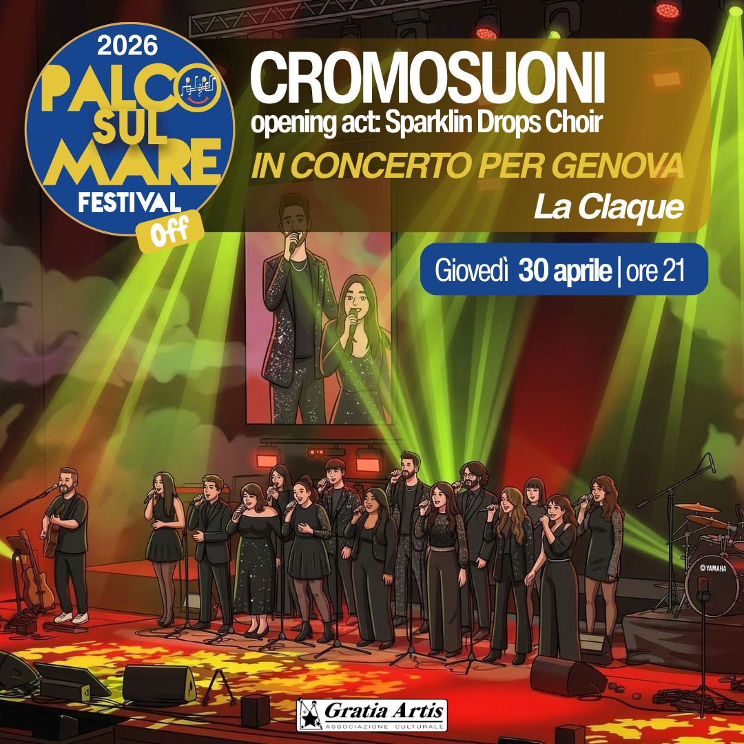 Giovedì 30 Aprile ore 21.00 a "La Claque" Cromosuoni in Concerto per Genova!