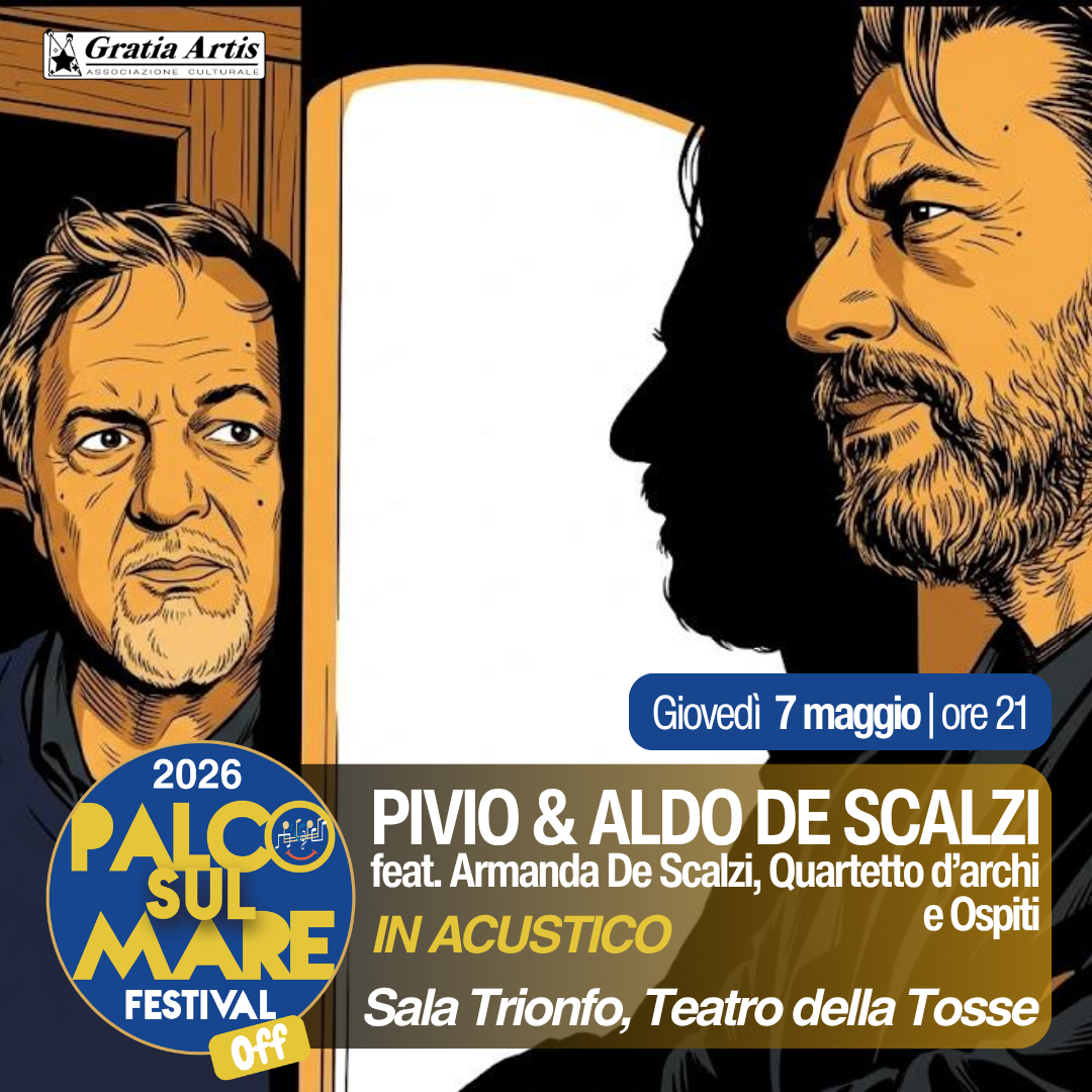 Giovedì 7 Maggio Sala Trionfo al Teatro della Tosse: Pivio e Aldo De Scalzi "in Acustico"