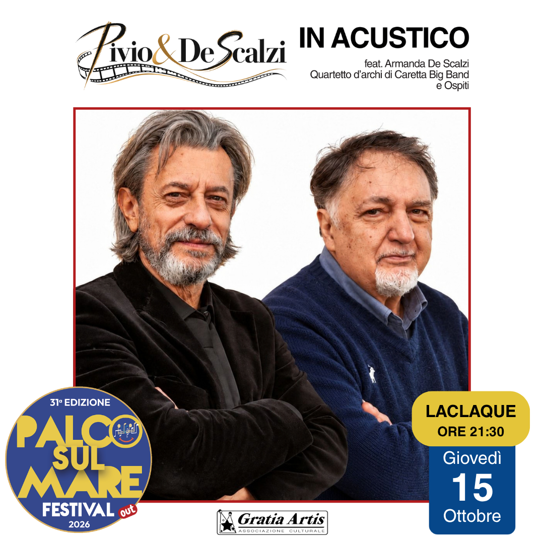 Giovedì 15 Ottobre ore 21.30 La Claque Pivio&Aldo De Scalzi "in Acustico"